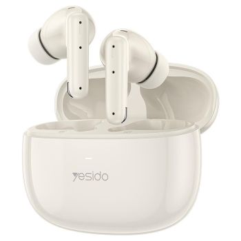 Smart Dual Noise Reduction Tws Wireless Earphones - White