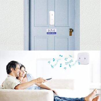 Wireless Waterproof Doorbell Receiver - 110Db 300M Range 53 Music Options