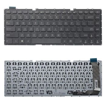 Us Keyboard for Asus Vivobook X441 Series - Black - White