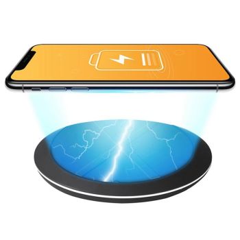 10W Portable Wireless Charger Lightweight & Smart - White