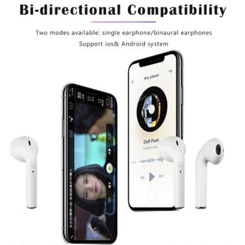 Wireless Tws Sport Stereo Bluetooth Headset with Charging Box - Bluetooth 5.0