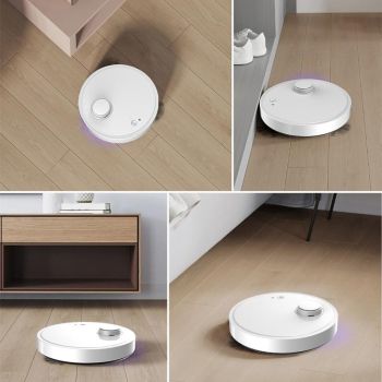 Intelligent Usb Charging Sweeping Robot - White