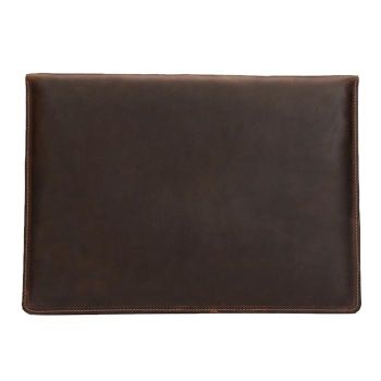 13.3 Genuine Leather Business Laptop Bag For Macbook Samsung Sony Dell Alienware Chuwi Asus Hp - Universal - Yellow