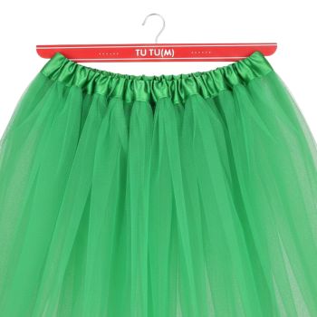 Green Tulle Ballerina Tutu – Medium, 3-Layer Adult Costume Australia Day