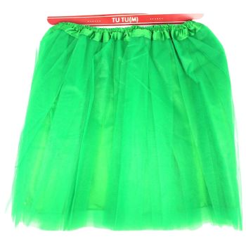 2x Tulle Ballerina Tutu, Yellow & Green – Medium, 3-Layer Adult Costume Australia Day