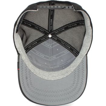 Goorin Brothers Baseball Trucker Cap Hat Snapback Godzilla Dinasaur Tyrant Monster - Black