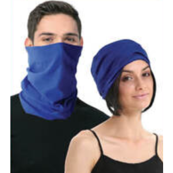 Seamless Tube Bandana Head Scarf Face Cover Mask Gaiter Ski Snow - Plain Colours - Royal Blue