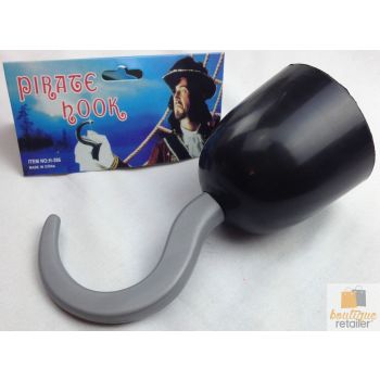 PIRATE HOOK Captain Hand Halloween Fancy Dress Up Costume Swashbuckler