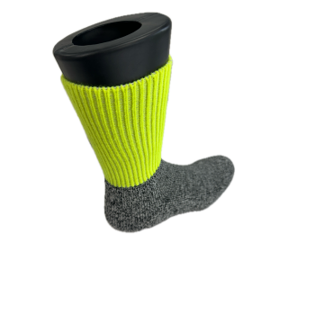 1 Pair Woolen Thermal HI VIS SOCKS Workwear Work Safety High Visibility - Yellow - 6-11