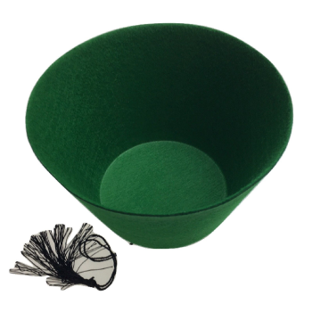 TURKISH HAT Red Green Fez Tarboosh Dress Up Costume Party Moroccan - Green