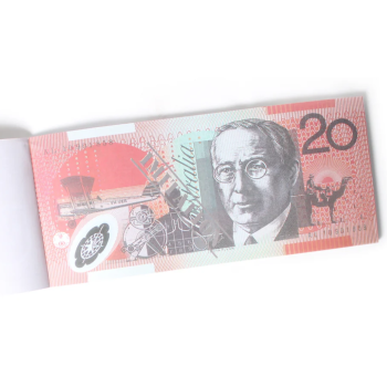 20 Dollar Australian Souvenir Note Pad Fake AUD Money - 1 Pack of 50 Sheets