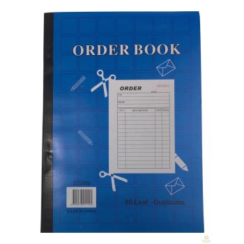 ORDER BOOK 50 Page Duplicate Restaurant Docket Carbonless Take Away