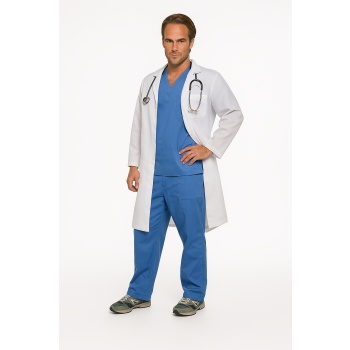 Plus Size Mens Doctor Costume King Big & Tall Party Hospital Fancy Dress