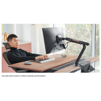 UFOU Kyber Monitor Arm Single Mount Bracket Heavy Duty Star Wars - Black