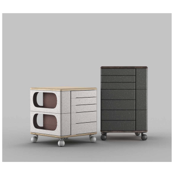 UFOU Fitin Helix Modular Storage Cabinet Unit (5 Revolving Doors)