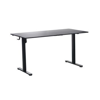 Ergonomic Kids Study Chair & Adjustable Electric Standing Desk Set – Blue Chair & Black Desk