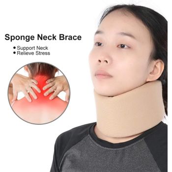 Neck Support Soft Sponge Neck Brace Protection Unisex Cervical Collar Support