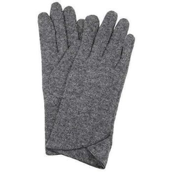 Dents Womens Soft Knit Cut And Sewn Gloves Warm Winter Fleece - Grey Marle