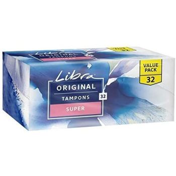 2x Libra Pk32 Original Super Tampons Unique Anti-fluff Base