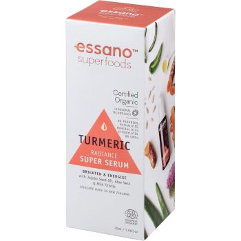 Essano Superfoods Certified Organic Tumeric Radiance Super Serum, 30ml