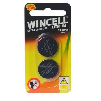 2x Wincell CR2032 Lithium Ultra Long Life Batteries 3 Volts
