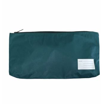 Large Capacity School Stationery Pen Pencil Case Bag - Bottle Green