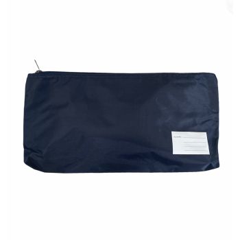 Large Capacity School Stationery Pen Pencil Case Bag - Navy