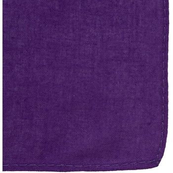 BANDANA Paisley 100% COTTON Head Wrap Durag Bandanna Summer Biker Scarf Mask - Purple (Plain)