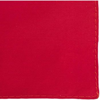 BANDANA Paisley 100% COTTON Head Wrap Durag Bandanna Summer Biker Scarf Mask - Red (Plain)