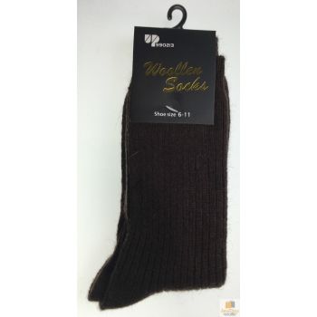 2 Pairs WOOL BLEND SOCKS Mens Soft Dress Thick Work Thermal Warm Cushion Foot - 6-11