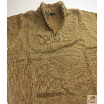 Mens Knit Jumper Pullover Sweater Knitted Casual Stretch Warm Winter  - 4 Button Mulberry 94 (KW16) - S