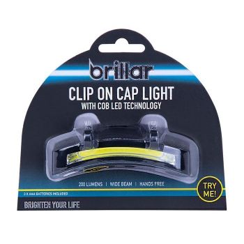 Brillar Clip on Cap Light with Cob Led Technology
