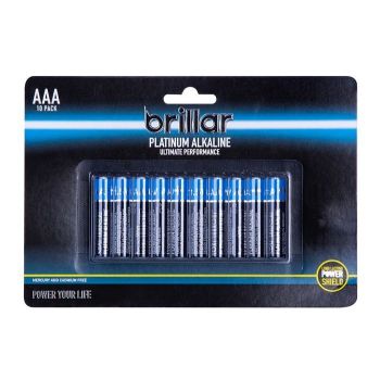 2x 10 Pack AAA Platinum Alkaline Battery LR03 1.5V Long Lasting Power Home Office