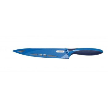 19.5cm Culinare Stainless Steel Carving Knife With Blue Blade Cover