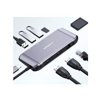 mBeat Elite X11 Dual Hdmi Mst 9-In-1 Usb-C Docking Station