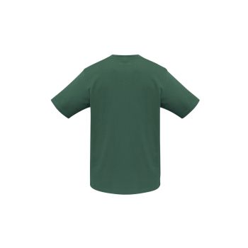 Plain T-Shirt 100% COTTON Basic Blank Tee Mens Ladies Casual BULK Adults - Bottle Green - S