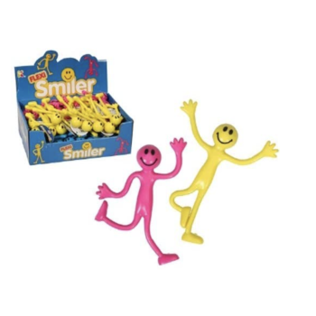 1x Bendy Smiley Man - Assorted