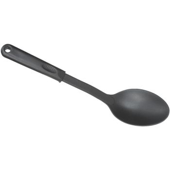 6x 32cm Nylon Serving Spoon in Black
