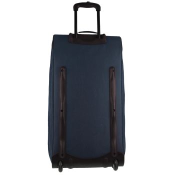 Pierre Cardin Trolley Bag Large Soft Travel Luggage Wheeled Duffle 82 Cm - Navy