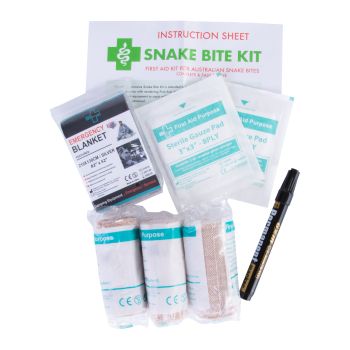 9 Piece Australian Snake Bite First Aid Kit Camping Hiking Travel