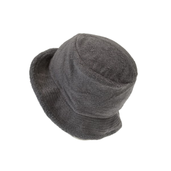 Stingy Brim Terry Towelling Bucket Hat Daggy Fishing Camping Lad Cap 100% COTTON - Grey  - S/M