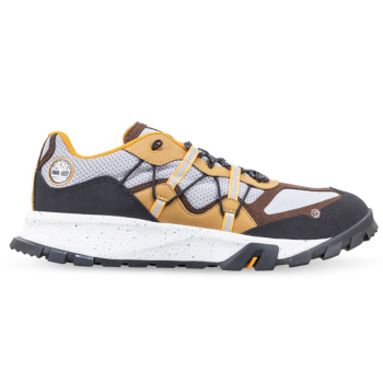 Timberland Mens Garrison Trail Hiking Sneakers Shoes Trekking Runners - Grey Mesh/Brown - US 10