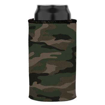Green Camo Dot Pattern Stubby Cooler 2-Pack - Standard
