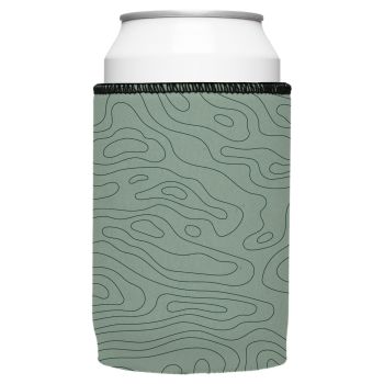Topographic Map Stubby Cooler 2-Pack - Standard