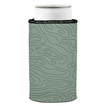 Topographic Map Stubby Cooler - Standard