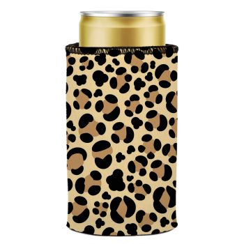 Leopard Print Stubby Cooler - Standard