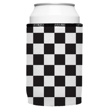 Small Checkerboard Stubby Cooler 2-Pack - Standard