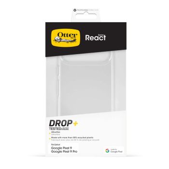 OtterBox React Back Case for Google Pixel 9/9Pro - Clear
