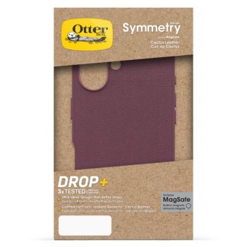 OtterBox Symmetry Cactus Back Case for iPhone 16 - Maroon