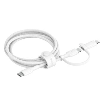 Belkin BoostCharge Pro 2-in-1 Cable Usb-C to USB-C + Lightning Connector